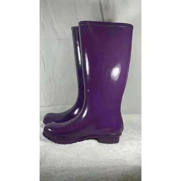 ROMA For You For All Emma Mid Rain Boot Womens Size 8 Purple Color - Picture 6 of 12